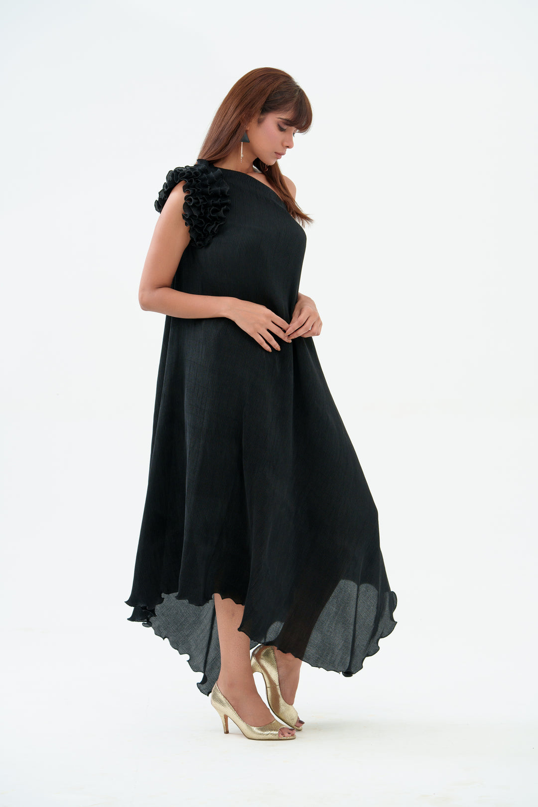 one shoulder dress