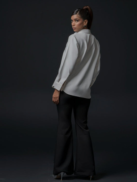 Tulipa Club Shirt with tulip motif handwork