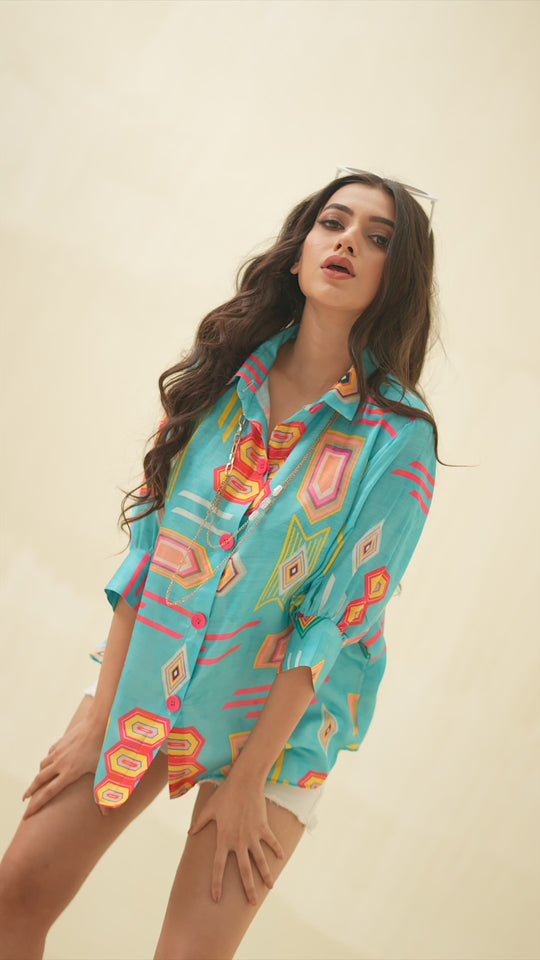 Cotton Printed Shirt