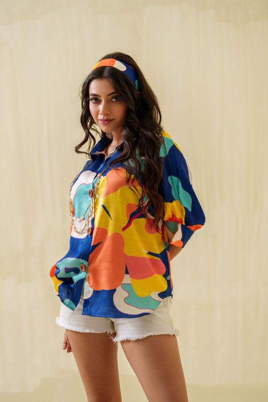 shop printed shirts for women