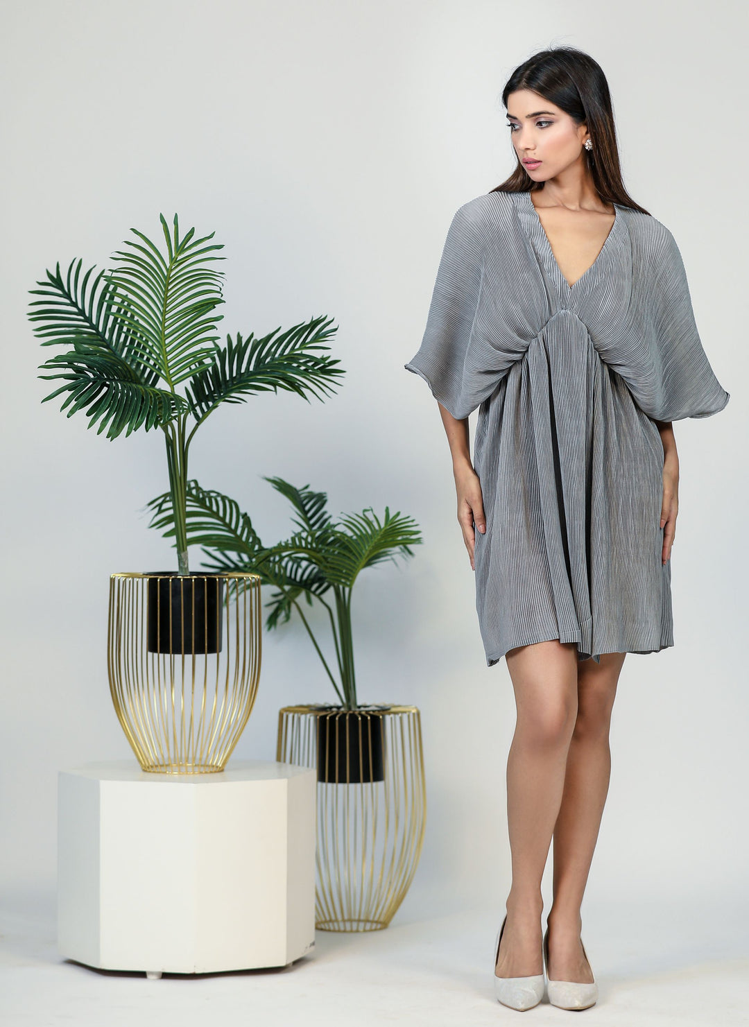 Moon -The Short Pleated Dress